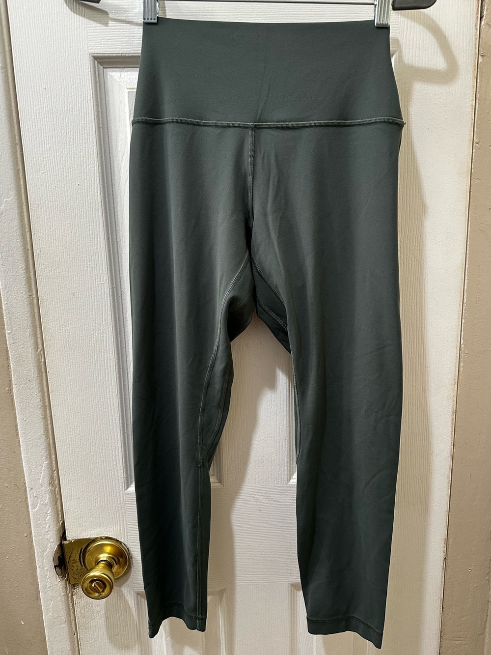 lululemon athletica High-Rise Dark Green Capri Leggings